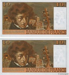 10 Francs BERLIOZ Consécutifs FRANCE  1975 F.63.08 UNC