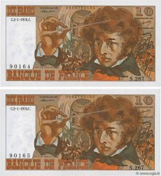 10 Francs BERLIOZ Consécutifs FRANCE  1976 F.63.16 UNC-