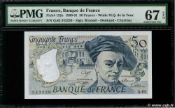 50 Francs QUENTIN DE LA TOUR FRANCE  1991 F.67.17 UNC