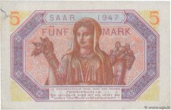 5 Mark SARRE FRANCIA  1947 VF.46.01 MBC+