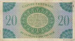 20 Francs AFRIQUE ÉQUATORIALE FRANÇAISE  1943 P.17a TTB