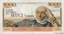5000 Francs Schoelcher FRENCH EQUATORIAL AFRICA  1946 P.27 VF