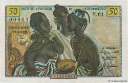50 Francs FRENCH WEST AFRICA  1956 P.45 FDC