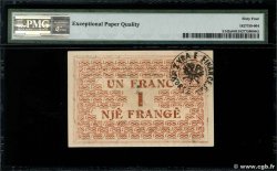 1 Franc ALBANIA  1917 PS.142a FDC