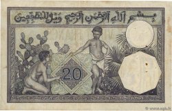 20 Francs ALGERIA  1919 P.078a F+