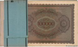 100000 Mark Liasse GERMANIA  1923 P.083 q.FDC