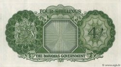 4 Shillings BAHAMAS  1953 P.13c VZ