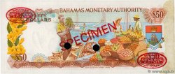 50 Dollars Spécimen BAHAMAS  1968 P.32s fST