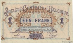 1 Franc BELGIQUE  1917 P.086b SPL