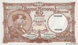 20 Francs BELGIO  1931 P.098b FDC