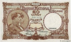 20 Francs BELGIUM  1943 P.111 UNC