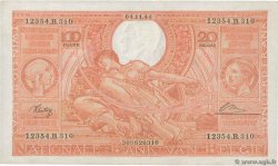 100 Francs - 20 Belgas BÉLGICA  1944 P.114 MBC+