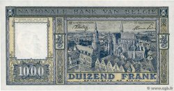 1000 Francs BÉLGICA  1945 P.128b FDC