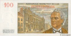 100 Francs BELGIEN  1958 P.129c ST