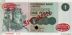 1 Pound Spécimen SCOTLAND  1971 P.204as AU
