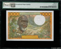 1000 Francs STATI AMERICANI AFRICANI  1977 P.303Cn q.FDC