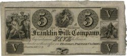 5 Dollars Non émis UNITED STATES OF AMERICA Franklin 1837 P.- AU+