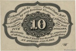 10 Cents ESTADOS UNIDOS DE AMÉRICA  1862 P.098c FDC