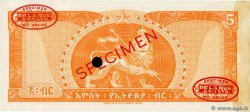 5 Dollars Spécimen ÄTHIOPEN  1966 P.26s fST