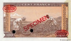 100 Francs Spécimen GUINEA  1960 P.13as fST