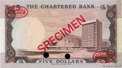 5 Dollars Spécimen HONG KONG  1970 P.073as AU