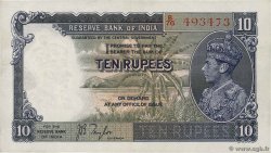 10 Rupees INDE  1937 P.018a SUP+