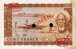 100 Francs Spécimen MALI  1960 P.07s AU