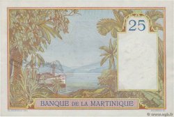 25 Francs MARTINIQUE  1938 P.12 VZ+