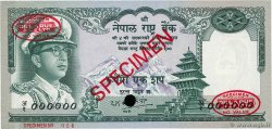 100 Rupees Spécimen NEPAL  1972 P.19s AU
