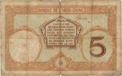 5 Francs NUOVE EBRIDI  1941 P.04b q.MB