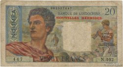 20 Francs NUEVAS HÉBRIDAS  1951 P.08a RC