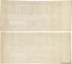 10 Pesos Lot PARAGUAY  1865 P.030 AU