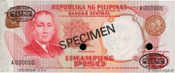 50 Piso Spécimen PHILIPPINES  1969 P.146as AU