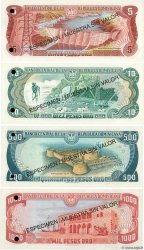 5, 10 et 500 ,1000 Pesos Oro Spécimen DOMINICAN REPUBLIC  1996 P.LOT UNC