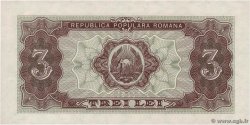 3 Lei ROMANIA  1952 P.082b AU+