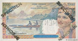 20 NF sur 1000 Francs Union Française Spécimen SAINT-PIERRE UND MIQUELON  1960 P.34s fST