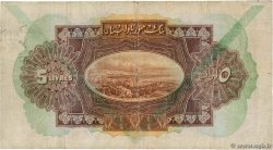 5 Livres SYRIA  1939 P.041d G