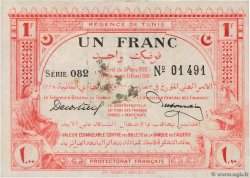1 Franc TUNISIA  1920 P.49 SPL