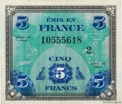 5 Francs DRAPEAU FRANCE  1944 VF.17.02