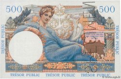 5NF sur 500 Francs TRÉSOR PUBLIC Épreuve FRANCE  1960 VF.37.00Ed1 UNC