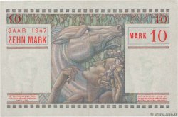 10 Mark SARRE  FRANCE  1947 VF.47.01 AU-