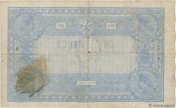 100 Francs type 1862 - Bleu à indices Noirs FRANCE  1882 F.A39.18 TB+
