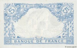 5 Francs BLEU FRANCIA  1916 F.02.42 FDC