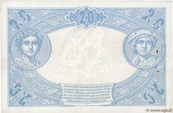 20 Francs BLEU FRANKREICH  1906 F.10.01 SS