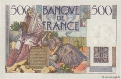 500 Francs CHATEAUBRIAND FRANCE  1945 F.34.02 AU-