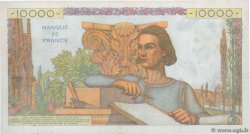 10000 Francs GÉNIE FRANÇAIS FRANKREICH  1954 F.50.69 VZ+