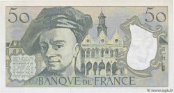 50 Francs QUENTIN DE LA TOUR Petit numéro FRANCE  1987 F.67.13A47 UNC