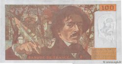 100 Francs DELACROIX 442-1 & 442-2 Fauté FRANCIA  1995 F.69ter.02c SC+