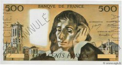 500 Francs PASCAL Épreuve FRANCE  1971 F.71.00E pr.NEUF