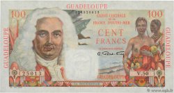 100 Francs LA BOURDONNAIS GUADELOUPE  1946 P.35 UNC-